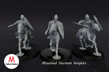 Load image into Gallery viewer, 3D-Printed-Norman-Knights-Mounted