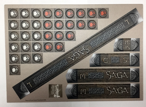 SAGA Cardboard Measuring Sticks and Tokens