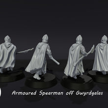 Load image into Gallery viewer, Armoured Spearmen off Gwyardgalas Medbury Miniatures - Eleven