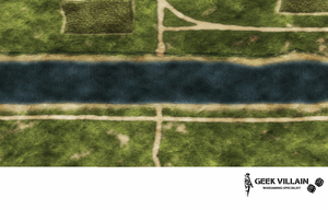 Pegasus Bridge-Wargaming Battle Mat 6x4