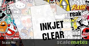 INKJET Waterslide Decal A4-CLEAR (packx5)