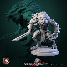 Load image into Gallery viewer, Werewolf-Warrior-With-Sword