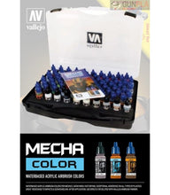 Load image into Gallery viewer, Vallejo Mecha Color hard case with paints
